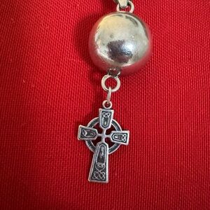 Celtic Cross Harmony Ball Necklace